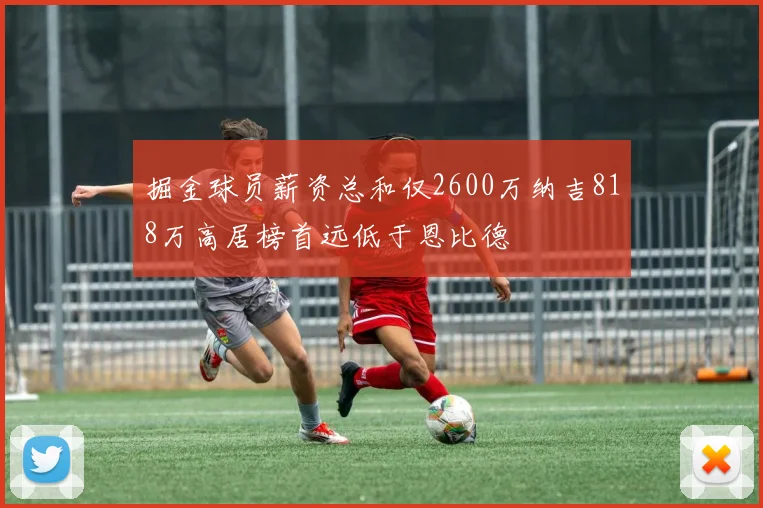 掘金球员薪资总和仅2600万纳吉818万高居榜首远低于恩比德